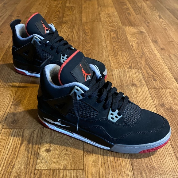 Air Jordan 4 Retro GS ‘Bred’ 2012 Shoes, Size:6.5Y - Picture 7 of 11